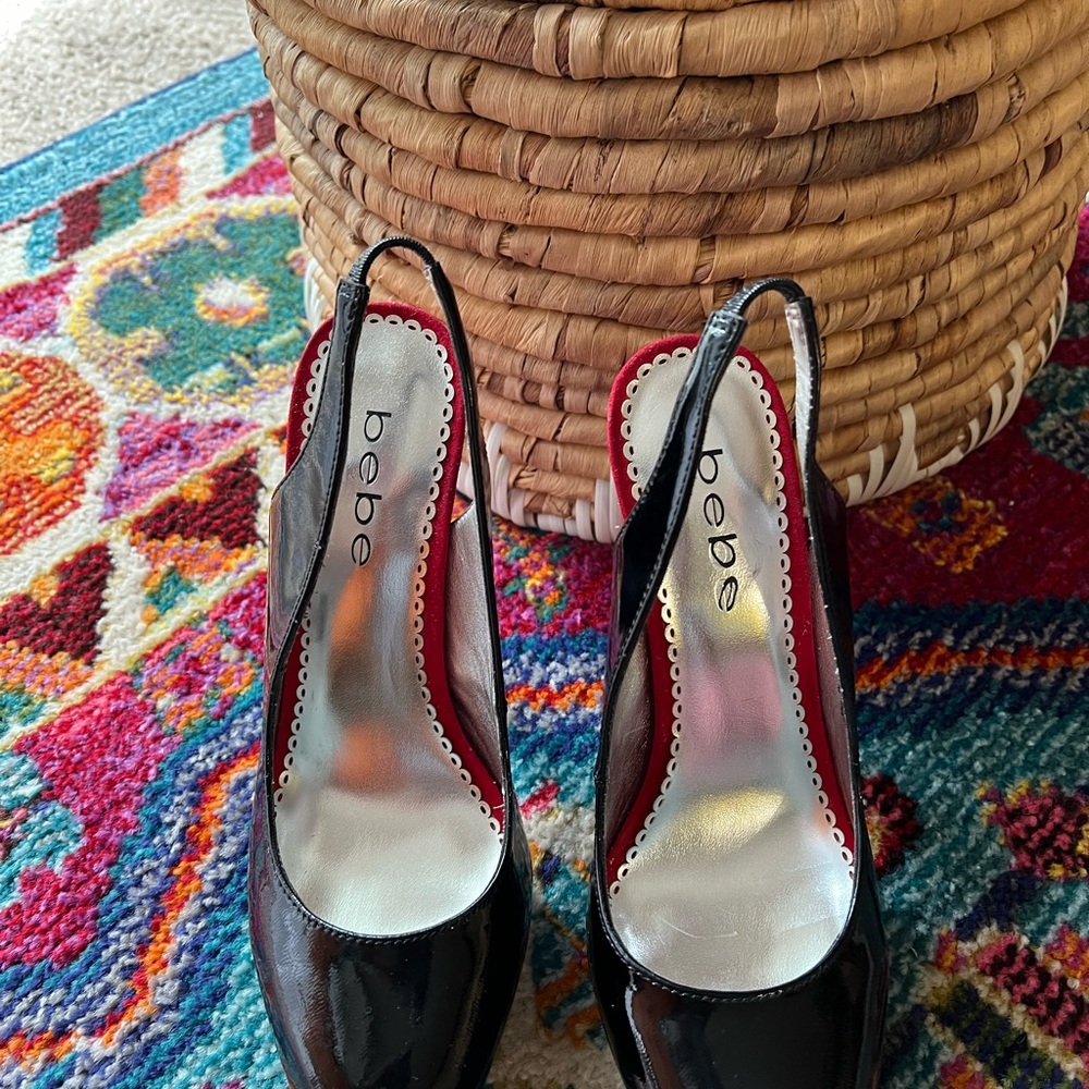 Bebe Slingback Heels